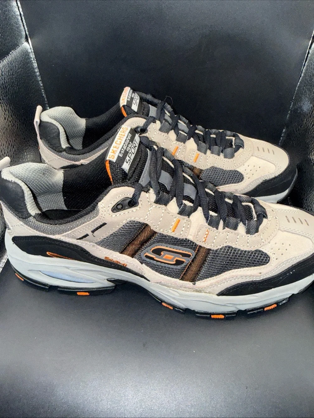 Size 8 - Skechers 51241 TPBK Men, Clean, No Box Flaws, Good Condition